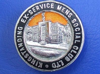 Kingstanding Ex-servicemen's Social Club - membership badge (1950's). A rare badge!