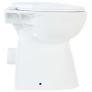 High Rimless Toilet Soft Close 7 cm Higher Ceramic White Image 5