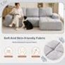 Softy Compressed Sectional sofa c/w chaise Image 3