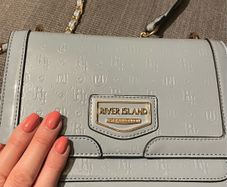 Baby blue handbag from River Island