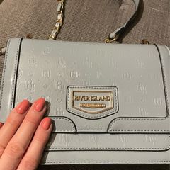 Baby blue handbag from River Island