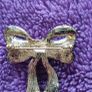 Dorothy Perkins Black Rhinestone Bow Brooch Image 4