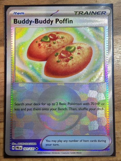 Pokemon Prismatic Evolutions Buddy Buddy Poffin #101 Pokeball