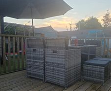 Rattan garden set