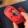 Microsoft Wireless Mobile Mouse with USB Receiver (Red) Image 4