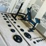 Iron Weights Adjustable Rack Bench Barbell Dumbbells Image 6