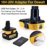 Adapter for Dewalt 18V Tools Convert Dewalt 20V Lithium Battery to Dewalt 18V NiCad NiMh Replacement  Battery Tools Image 2