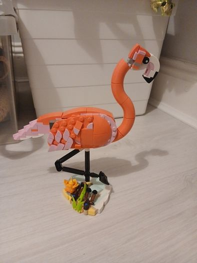 LEGO Creator 31170 3-in-1 Wild Animals: Pink Flamingo Set