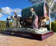 vintage Juliana Gypsy Caravan Sculpture