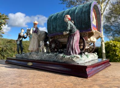 vintage Juliana Gypsy Caravan Sculpture