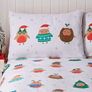 Catherine Lansfield Christmas Robins Christmas Duvet Set - King Size Reversible Image 5