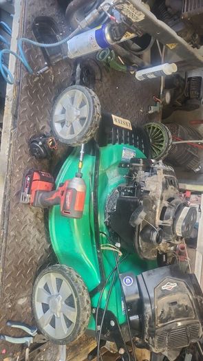 Broken lawnmowers and other tools wanted for parts. Lawnmower servicing also available!