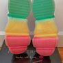 Hammerstein White Chunky Trainers with Multicolour Sole - Size 40 Image 3