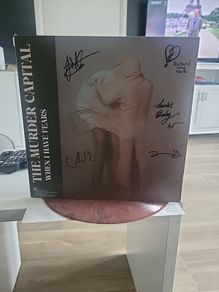 The Murder Capital when i have fears signed by the ban rust marble vinyl autographed