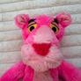 Vintage Pink Panther Plush Soft 1964 Mirisch-Geoffrey Mighty Star approx. 27 cm. Loose Head Used Dirty Please see photos Image 3