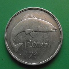 Irish Republic. Silver Florin (1941)