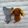 2017 Mcdonalds Ty Teenie Beanie Boos Set Timber the Husky Dog Chocolate Moose approx. 3" Used Please see pictures Image 7