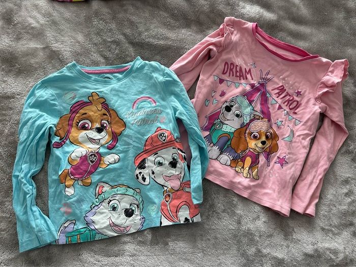 Long sleeved tops for a girl, 110/116, 4-6 years
