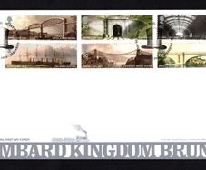 2006 Great Britain The 200th Anniversary of the Birth of Engineer Isambard Kingdom Brunel Commemorative Stamps First Day Cover (FDC)