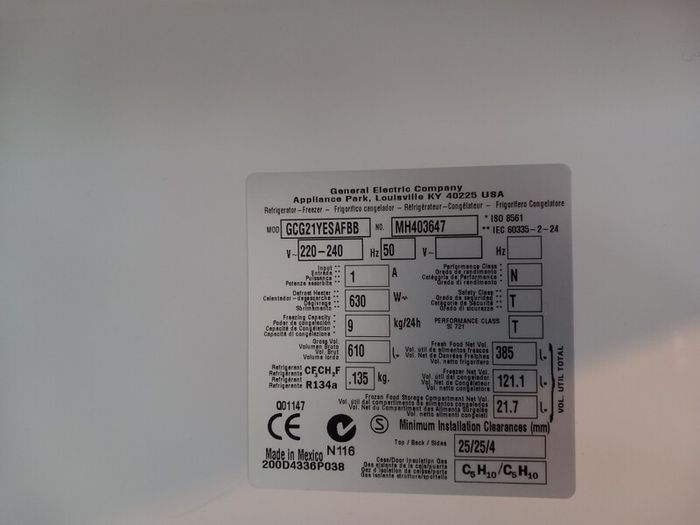 American fridge freezer
