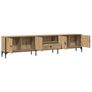 TV Cabinet with Drawer Artisan Oak 200x25x44 cm Engineered Wood Image 4