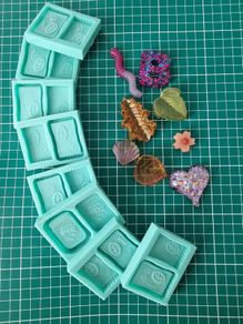 Molds for epoxy resin or polymer clay