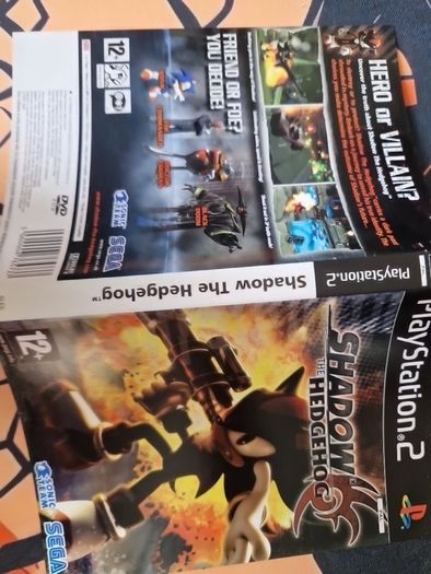 Shadow the Hedgehog Sonic PlayStation2 Ps2 games Original