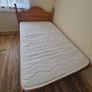 small double bed frame with mattress Image 4