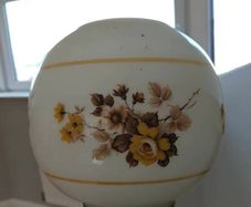 vintage milk glass light shade