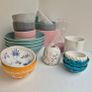 Pair of Large Deep Ceramic Salad or Noodle Bowls Image 6