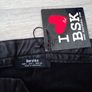 Women's Faux Leather Trousers UK L Image 2