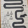OYOY Adventures playroom nursery rug teepees Scandi style Image 2