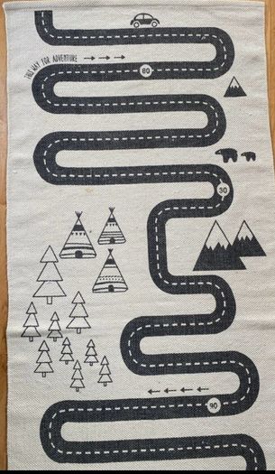 OYOY Adventures playroom nursery rug teepees Scandi style