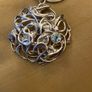 Handmade Silver Pendant with Aquamarine Topaz Stone Image 4