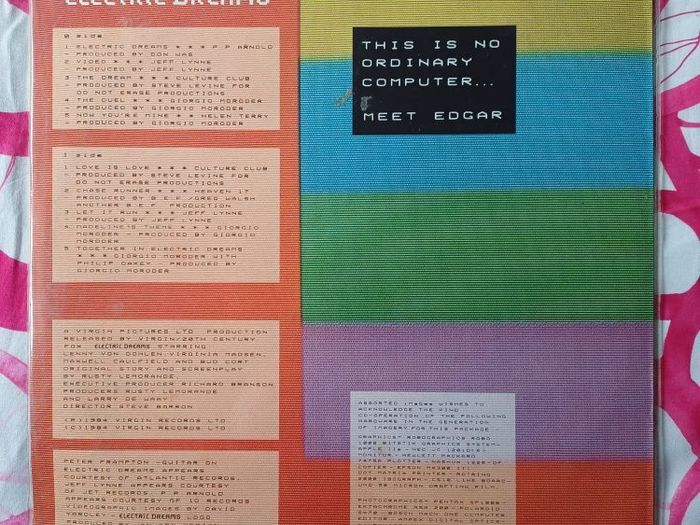 ELECTRIC DREAMS Original Soundtrack on Vinyl