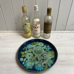 Worcester Ware Tray + Bottles