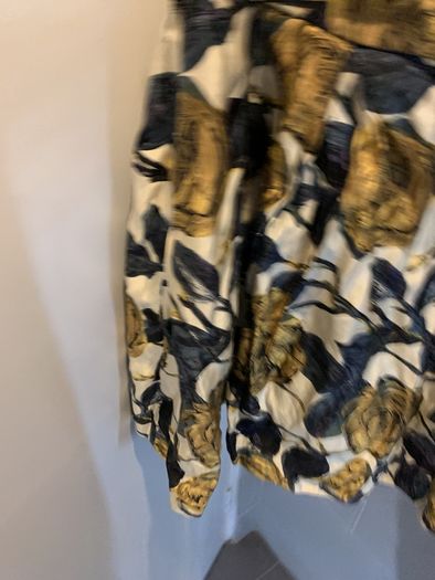 Vintage silk mini skirt