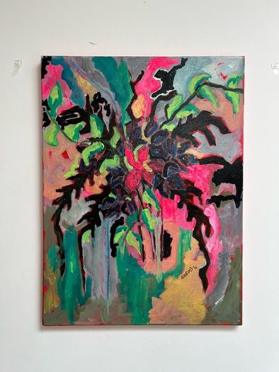 Abstract art original painting