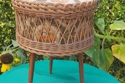 mid century plant stand or storage stand