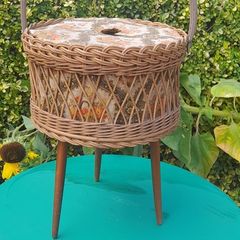 mid century plant stand or storage stand