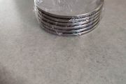 Set of 6 Silver plated Coasters