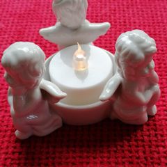 Tealight Holder (Three Cherubs)