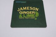Jameson Irish Whiskey : Ginger and Lime - Beer Mat/Coaster