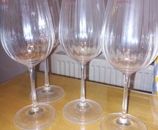 4 Galway Crystal wine glasses