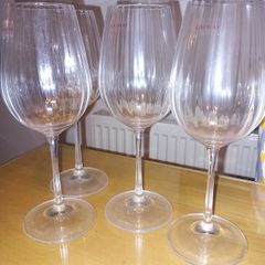4 Galway Crystal wine glasses