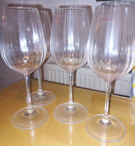 4 Galway Crystal wine glasses