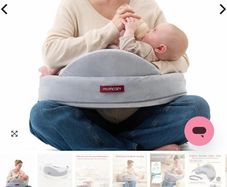 Momcozy MaxSupport Nursing Pillow (Grey)