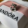 Pandora charm Present gift box with heart and pink ribbon Charm New Image 3