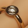 14 ct Yellow Gold with Natural 0.30 carat Natural Diamond Solitaire Ring Image 9