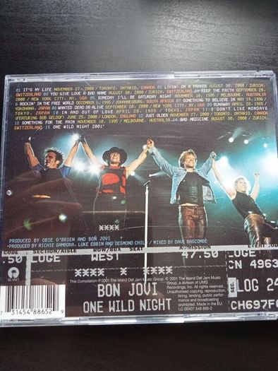 Bon Jovi - One Wild Night CD Live